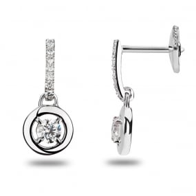 Boucle d Oreille Diamant 0.10 ct -Lauriane - 32231