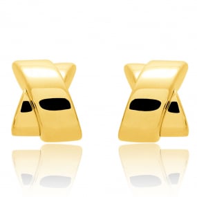 Boucles d'oreilles en ors  1.80 gr Or Jaune 2 g Passion - 9544
