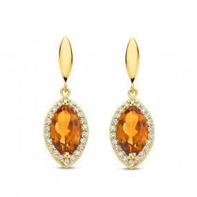 Boucles d'oreilles Etna - Citrine Jaune - One More - Etna 065177JA
