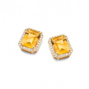 Boucles d'oreilles Etna - Citrine - One More - Etna 064623JA
