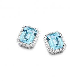 Boucles d'oreilles Etna - Topaze Sky Blue - One More - Etna 064604TT
