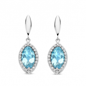 Boucles d'oreilles Etna - Topaze Sky Blue - One More - Etna 065219TT
