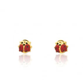 Boucles d'oreilles or Coccinelle Or Jaune Zolie - 650034