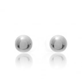 Boucles d'oreilles or Sphre Or Blanc Violaine - 651059