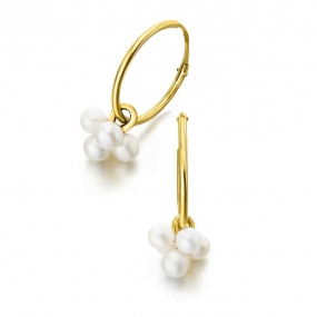 Boucles d'Oreilles Pendantes Perles - Lecarr - Alicia - GB149OA