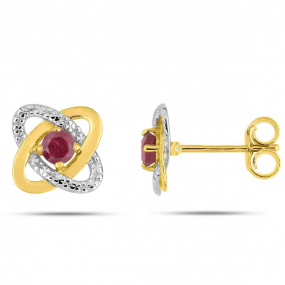 Boucles d'oreilles rubis  Aiata - 2.7133.R3