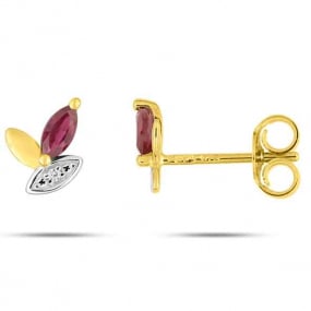 Boucles d'oreilles rubis  Espoir - 2.7143.R3