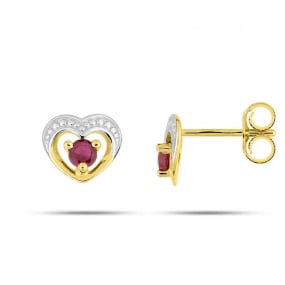 Boucles d'oreilles rubis  Ferique - 2.7147.R3