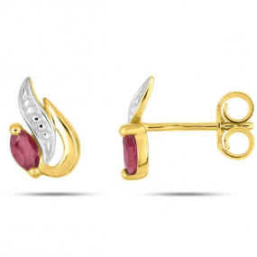 Boucles d'oreilles rubis  Lurilla - 2.7111.R3