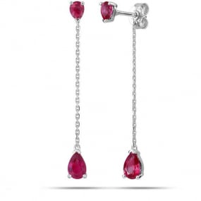 Boucles d'oreilles rubis  Nomie - 2.7007.R1