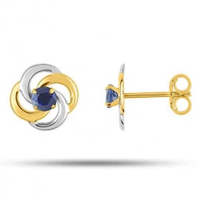 Boucles d'oreilles Saphir    2 Ors Gaelle - 28SA716BS