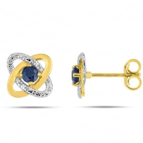 Boucles d'Oreilles Saphir   Or Jaune Dream - 2.7133.S3