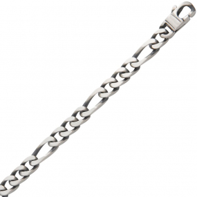 Bracelet Argent  925 Maille Alterne 10.7g - 5 mm - Irne 