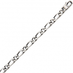 Bracelet Argent  925 Maille Alterne 9.9g - 5 mm - Julie 