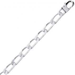 Bracelet Argent  925 Maille Cheval 16g - 5 mm - Sayuri 