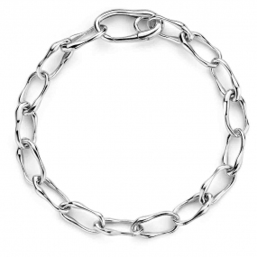 Bracelet Argent avec lien ovale - Naiomy - Cassandra