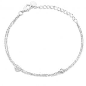 Bracelet Argent serti de Zirconium - Naiomy - Ocella