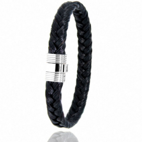 Bracelet Crin de cheval fermoir acier en Crin de cheval et acier g Myrona -606CHNAC