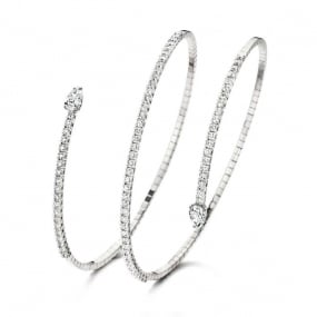 Bracelet diamant  2.15 ct G-VS en Or Blanc - Rava - 055813-A
