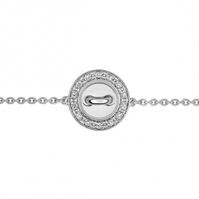 Bracelet Luxe femme -  0.04 ct G-VS en Or Blanc - Cur - MG6A32GB2
