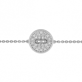 Bracelet diamants  0.1 ct G-VS en Or Blanc - Heiani - MG6A31GB2
