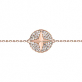 Bracelet diamants  0.19 ct G-VS en Or Rose - Marie - MG4003RB2
