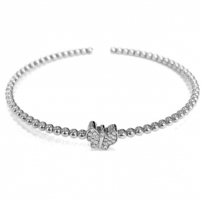 Bracelet Diamants Carezze Gioielliamo 0.1 ct Lauriane - KGB-517R-BLANC