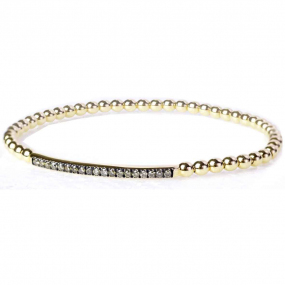 Bracelet Diamants Cognacs extensible  0.26 ct  en Or Jaune -  - BR1545R/BW-FR-JAUNE
