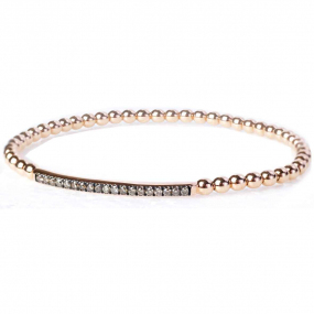 Bracelet Diamants Cognacs extensible  0.26 ct  en Or Rose -  - BR1545R/BW-FR-ROSE
