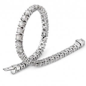 Bracelet diamants Tennis  1.00 ct Diamant Blanc G-VS en Or Jaune - Titania - B3135FMPWA000