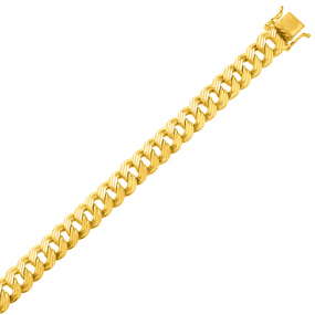 Bracelet en or maille Gourmette 7mm - 16.8g Tallulah - 502.7