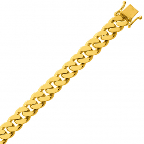 Bracelet en or maille Gourmette 9mm - 54.5g Uranie - 501.9