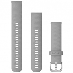 Bracelet en silicone Gris Poudr - 20mm - Garmin - 010-12924-00