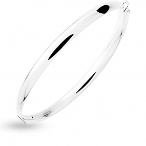 Bracelet jonc argent  large de - diamtre de  - Oxana - 303487