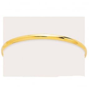 Bracelet jonc fil ovale massif 2,90mm Kimmy - 359.22