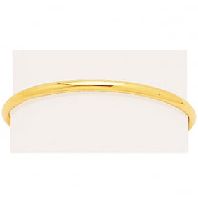 Bracelet jonc fil rond or 9 carats 2,90mm Jessica - 640001.6