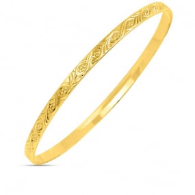 Bracelet jonc or jaune Marya - 389