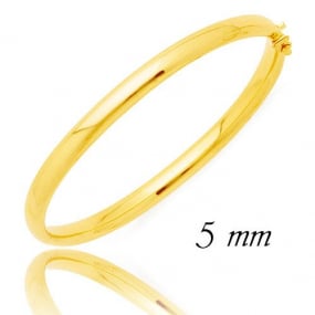 Bracelet Jonc or Massif 5 mm Alicia - 372M5PM