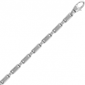 Bracelet or blanc 3mm - 5.7g Carla- 7321GR-B