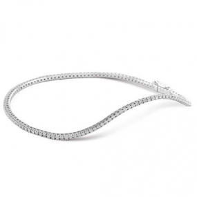 Bracelet or blanc et diamants 0.62ct  0.62 ct G-VS en Or Blanc - Marea - 50818/A
