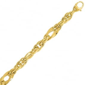 Bracelet or jaune 10mm - 13.3g Princesse- 7338