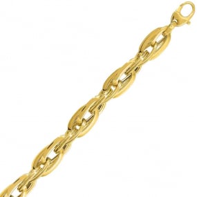 Bracelet or jaune 11mm - 13.2g Shelly- 7339