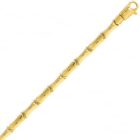 Bracelet or jaune 3mm - 6.35g Vaiani- 7314-B