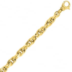 Bracelet or jaune 6.5mm - 8.1g Orianna- 7347-B