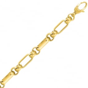 Bracelet or jaune 7.5mm - 13.9g Miya- 7368