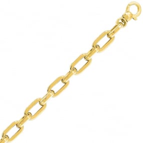 Bracelet or jaune 7mm - 7.3g Marguerite- 7377-B