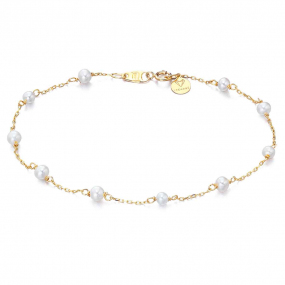 Bracelet Perle Blanche - Lecarr - Matsuo - GC018OA