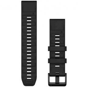 Bracelet QuickFit 22 mm Black Silicone - Garmin - 010-13392-02