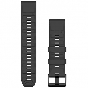 Bracelet QuickFit 22 mm Graphite Silicone - Garmin - 010-13392-07