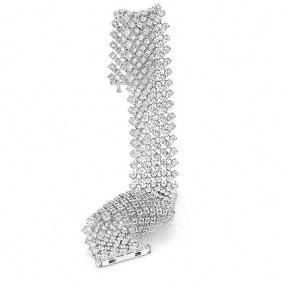 Bracelet rivire de diamants  11.5 ct Diamant Blanc G-SI en Or Blanc - Katherine - B9306